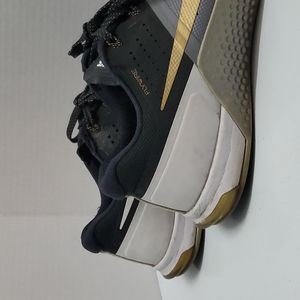 Nike Metcon Flywire 2 Men's 8.5 Shoes Gym Training Black Gold 819899 Sneaker